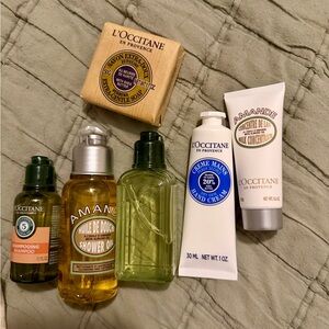 L'OCCITANE Travel Essentials Set with Green and Yellow Accents